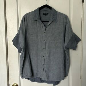 Madewell Oversize Striped Button Down